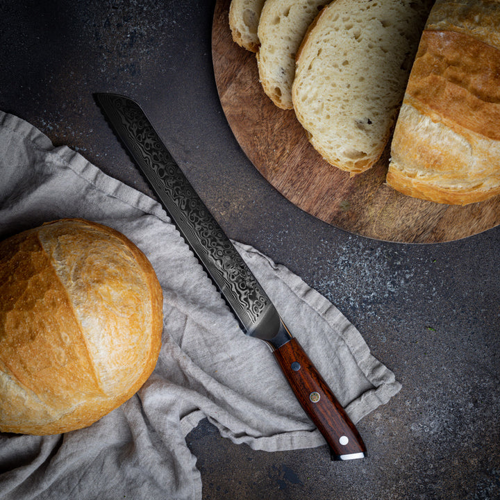 how to sharpen a bread knife with a steel