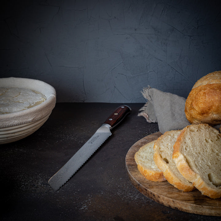 what happens when you forgot to dry a knife when cutting bread?