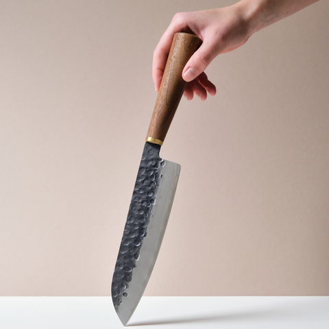 how to sharpen a santoku knife