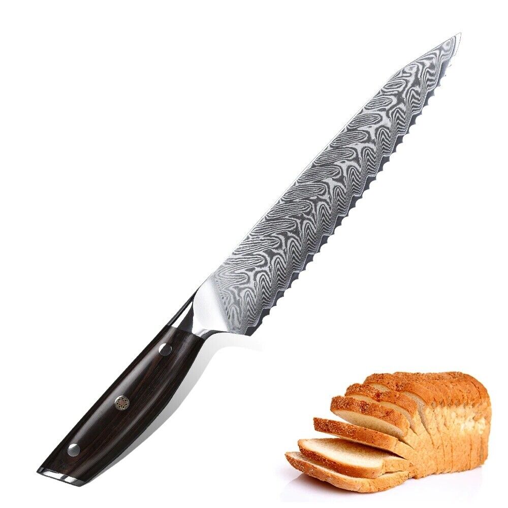 what is a double serrated bread knife