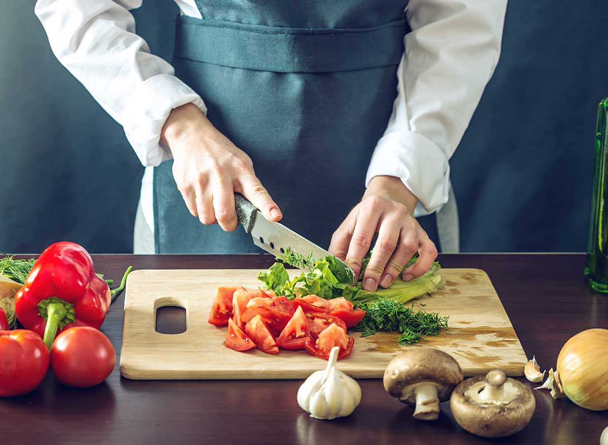 when is a cutting board used to cut cabbage required to be cleaned