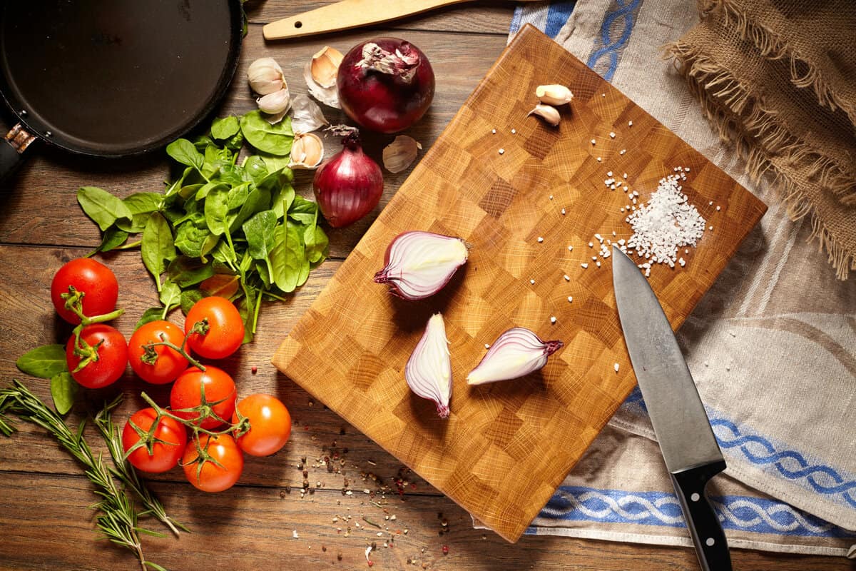 when is a cutting board used to cut cabbage required to be cleaned