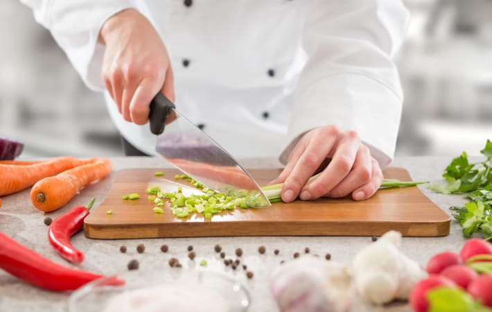 how to clean a knife cut