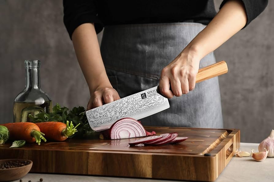 damascus knives for fine slicing
