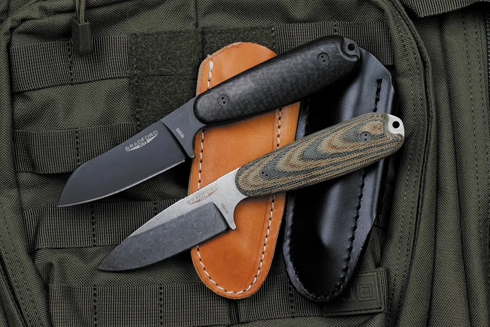 Rat-tail tang fixed blade knife