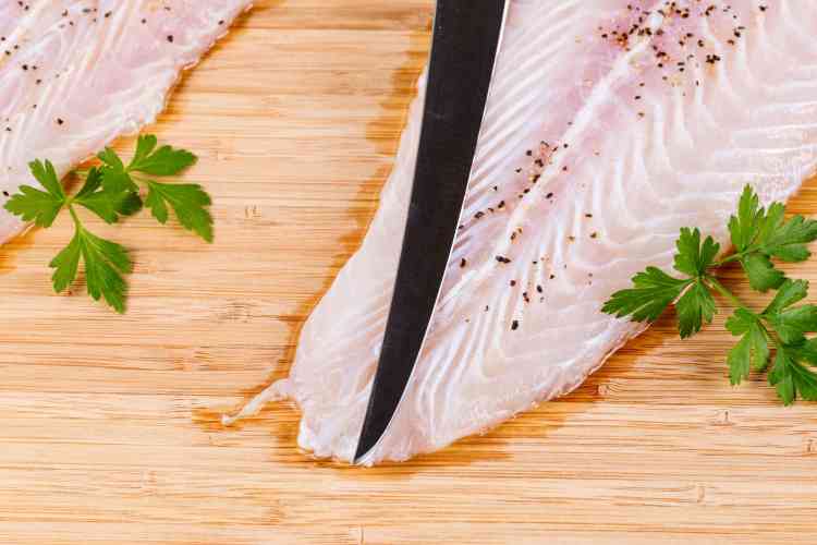 stainless steel boning knife