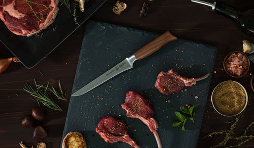 manual sharpening boning knife